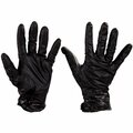Bsc Preferred Nighthawk, Nitrile Disposable Gloves, Nitrile, S, 50 PK, Black S-18047S